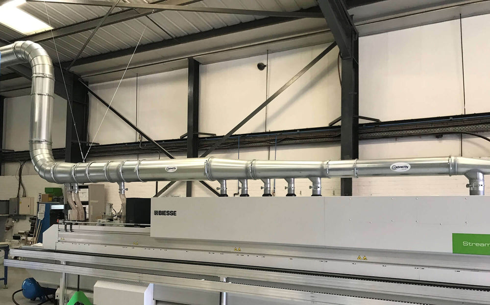 Industrial Dust Extraction Ductwork