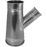 QF® Std Branch Galv 30Deg 80 Diameter