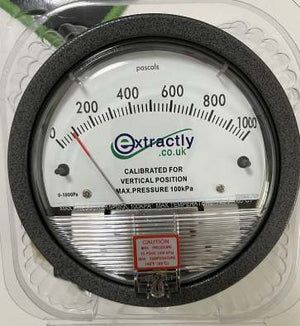 Magnehelic Differential Pressure Gauge - Extractly Ltd