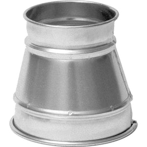 Qf® Reducer Galv 125Ø Main Duct